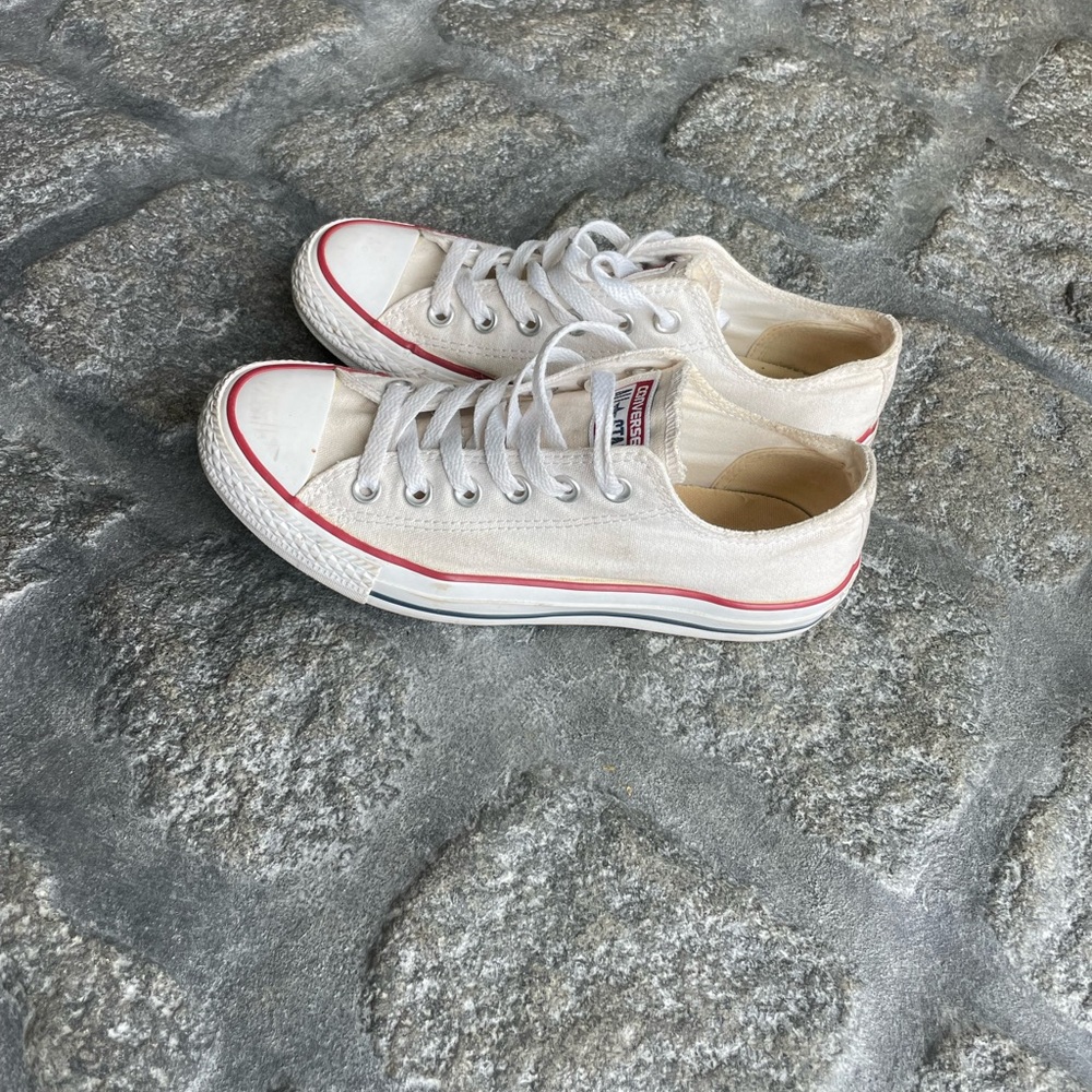 Converse White Low-Top Sneakers